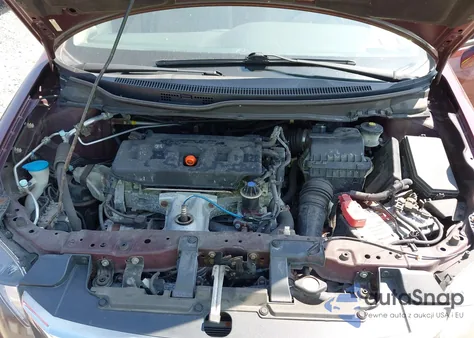 2012 Honda Civic Ex-L из США, поврежденный, VIN 2HGFB2F98CH592733